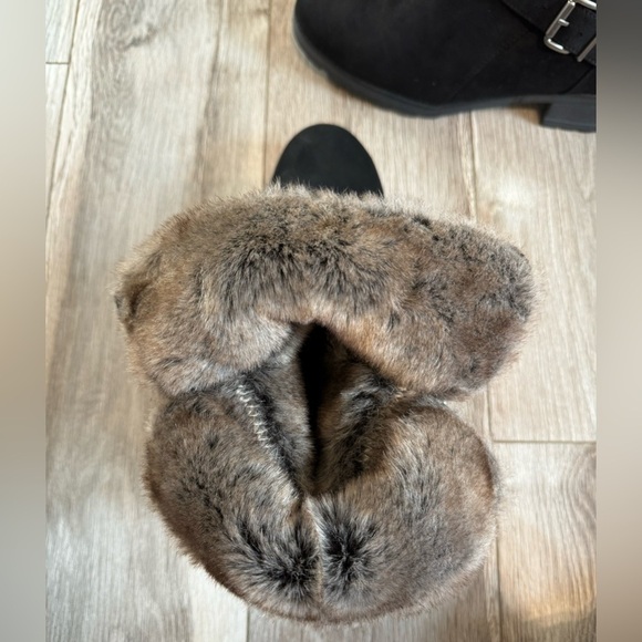 White Mountain~ Women’s Black Size 10 CHASTITY BOOT Moto Style Ankle Bootie NWOB - Picture 10 of 11